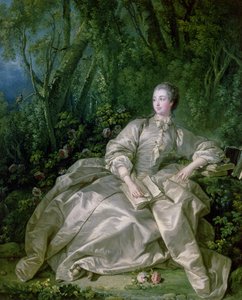Madame de Pompadour, 1758 door François Boucher